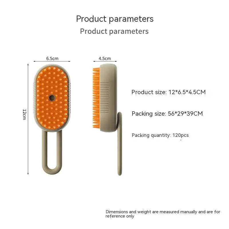 Cat Steam Brush Steamy Dog Brush 3 In 1 Electric Spray Cat Hair Brushes For Massage Pet Grooming Comb Hair Removal Combs Pet Products (Deactivated as recommended by ZCT)